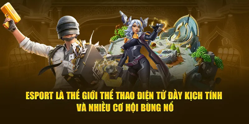 Esport là thế giới thể thao điện tử đầy kịch tính và nhiều cơ hội bùng nổ