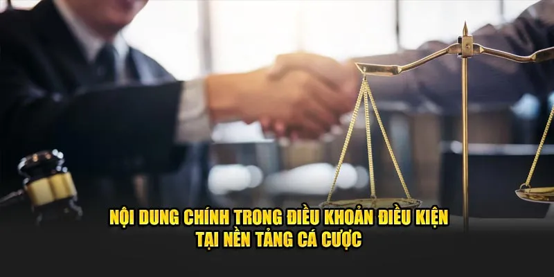 Nội dung chính trong điều khoản điều kiện tại nền tảng cá cược