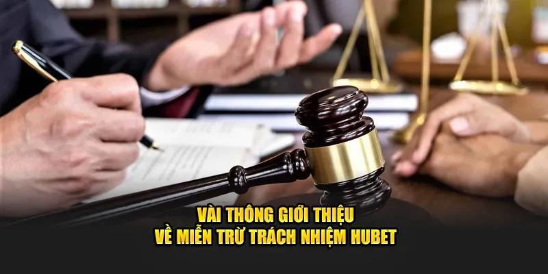 Vài thông giới thiệu về miễn trừ trách nhiệm HUBET